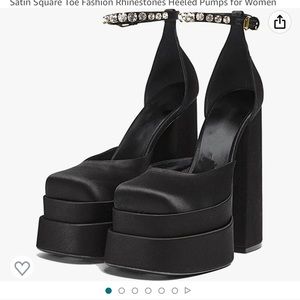 Versace INSPIRED~Platform Chunky High Heels